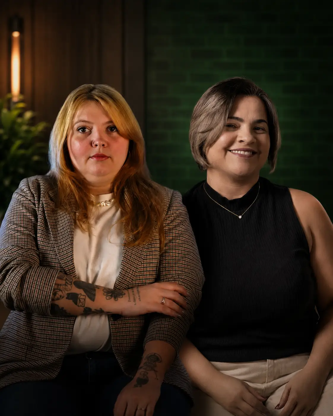 Amanda Guimarães e Marta Giove